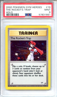 Pokemon Graded: The Rocket's Trap PSA 9