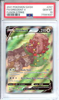 Pokemon Graded: Greedent V PSA 10