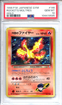 Pokemon Graded: JP Rocket's Moltres PSA 10