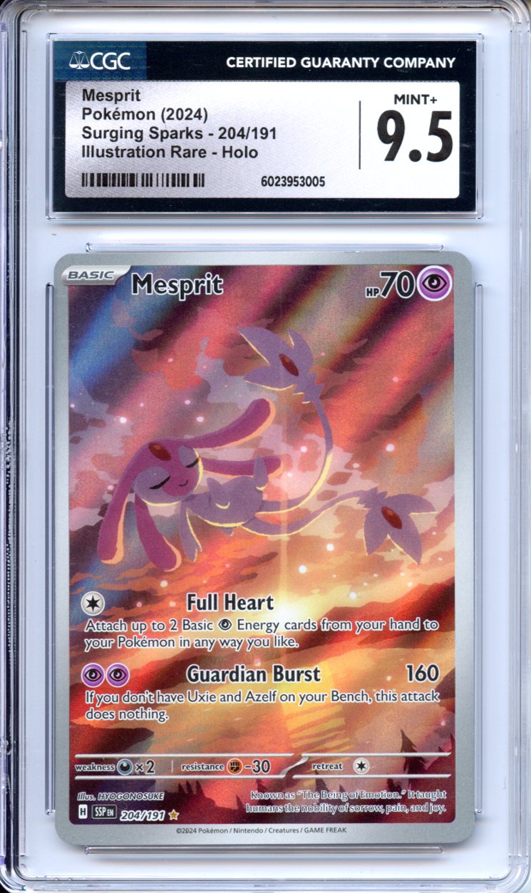 Pokemon Graded: Mesprit CGC 9.5