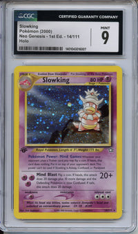 Pokemon Graded: 1st Edition Slowking CGC 9
