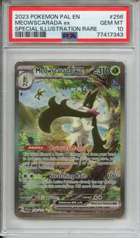 Pokemon Graded: Meowscarada ex 256/193 Paldea Evolved (2023) SIR Holo – Double Infinity Gaming