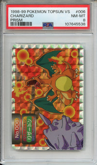 Pokemon Graded: JP Topsun VS Charizard PSA 8