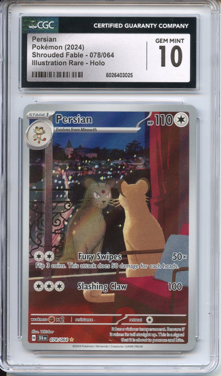 Pokemon Graded: Persian CGC 10