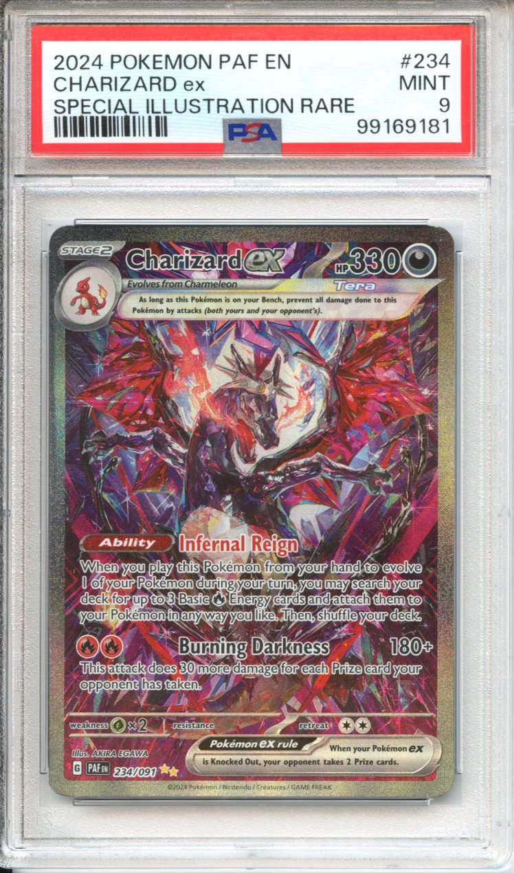 Pokemon Graded: Shiny Charizard ex PSA 9