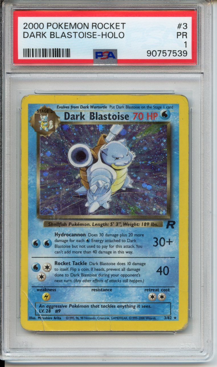 Pokemon Graded: Dark Blastoise PSA 1