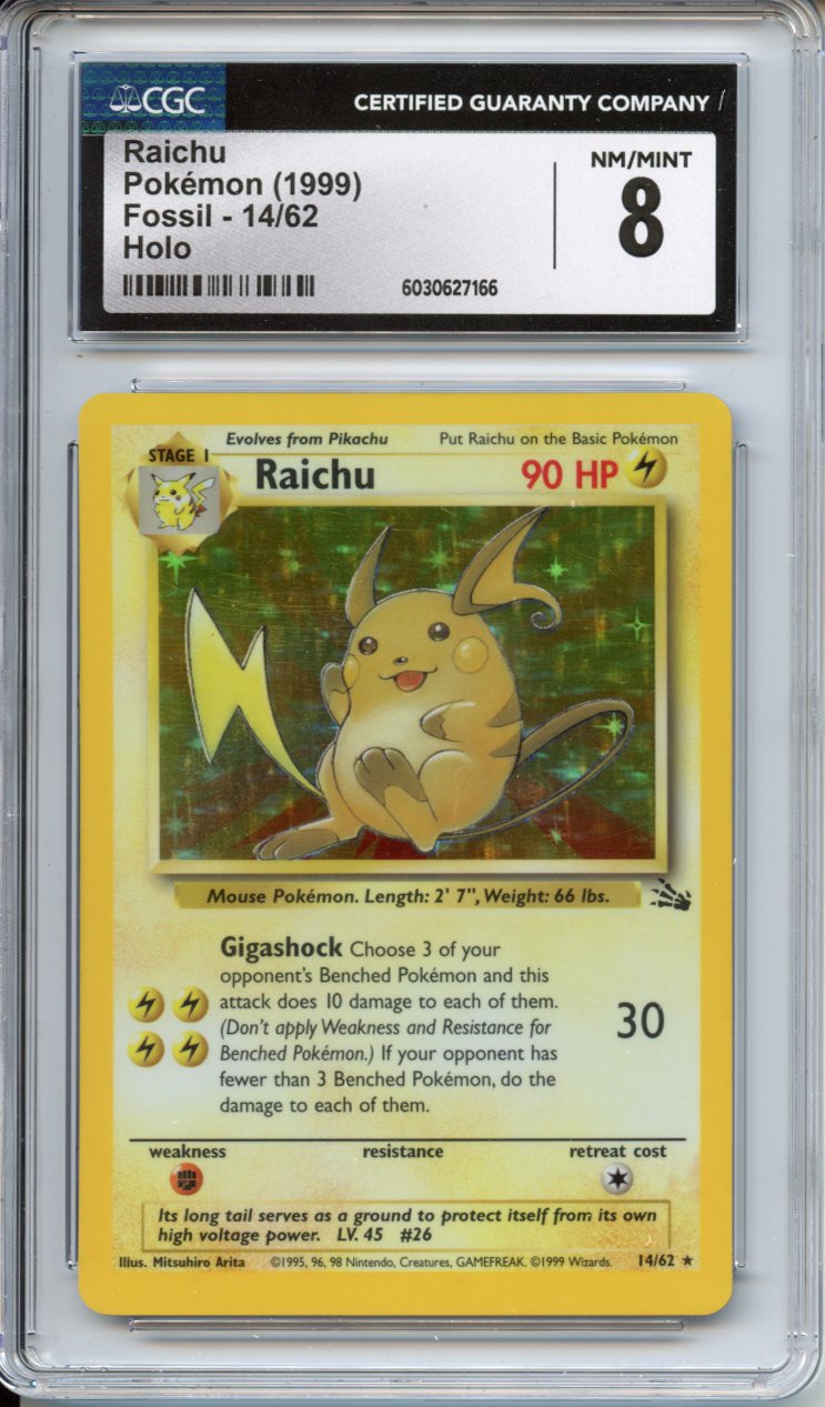Pokemon Graded: Raichu CGC 8
