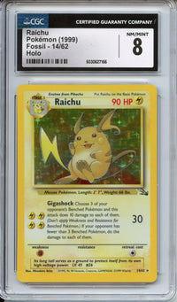 Pokemon Graded: Raichu CGC 8