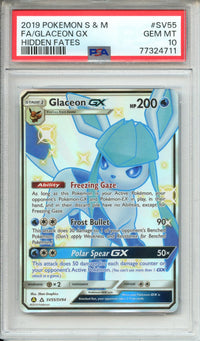 Pokemon Graded: Shiny Glaceon GX PSA 10