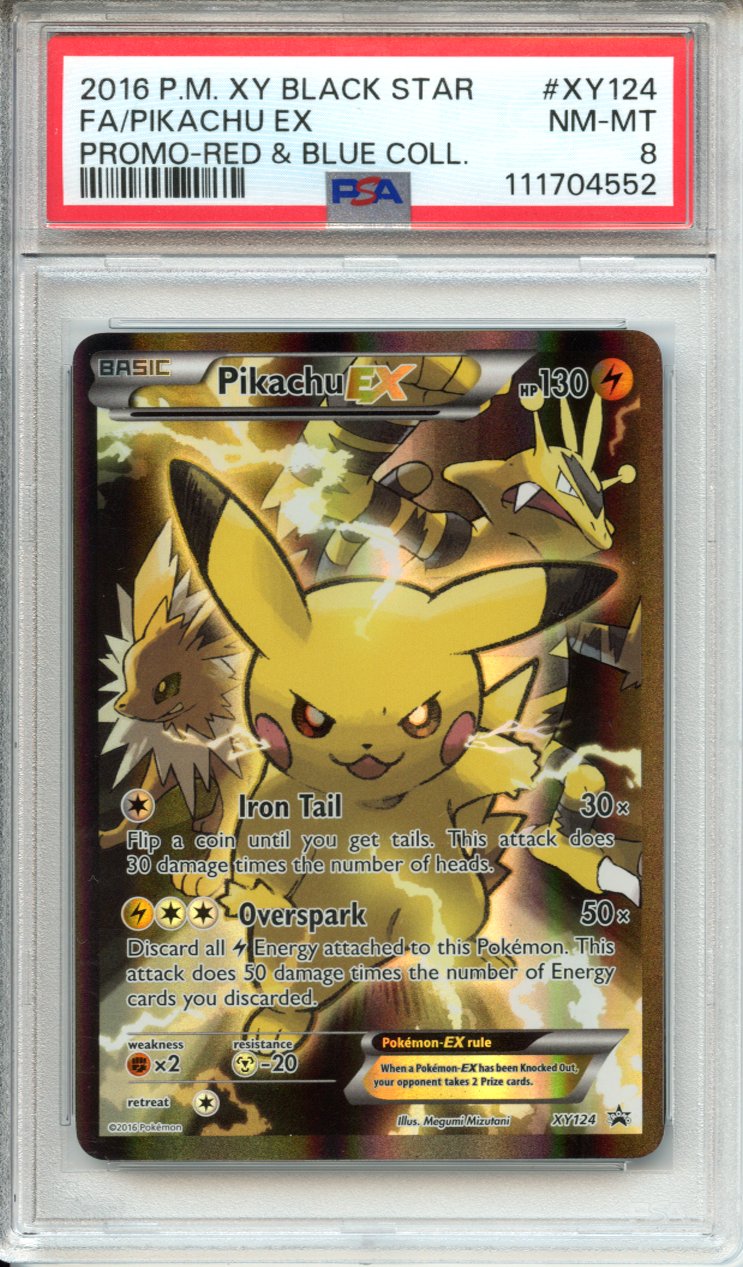 Pokemon Graded: Pikachu EX PSA 8
