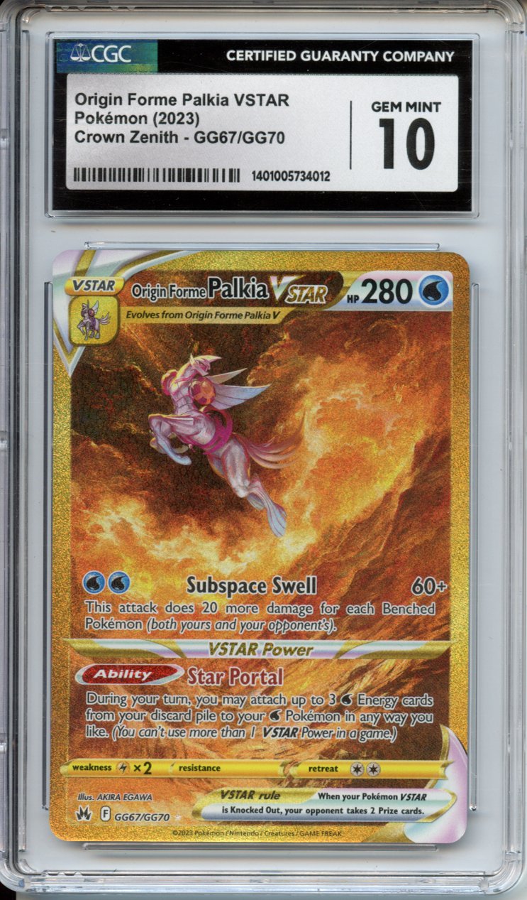 Pokemon Graded: Origin Forme Palkia Vstar CGC 10