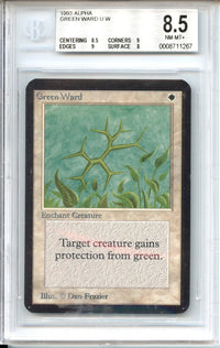 Magic Graded: Alpha Green Ward Beckett 8.5