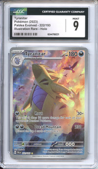 Pokemon Graded: Tyranitar CGC 9