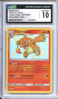 Pokemon Graded: Shiny Charmeleon CGC 10