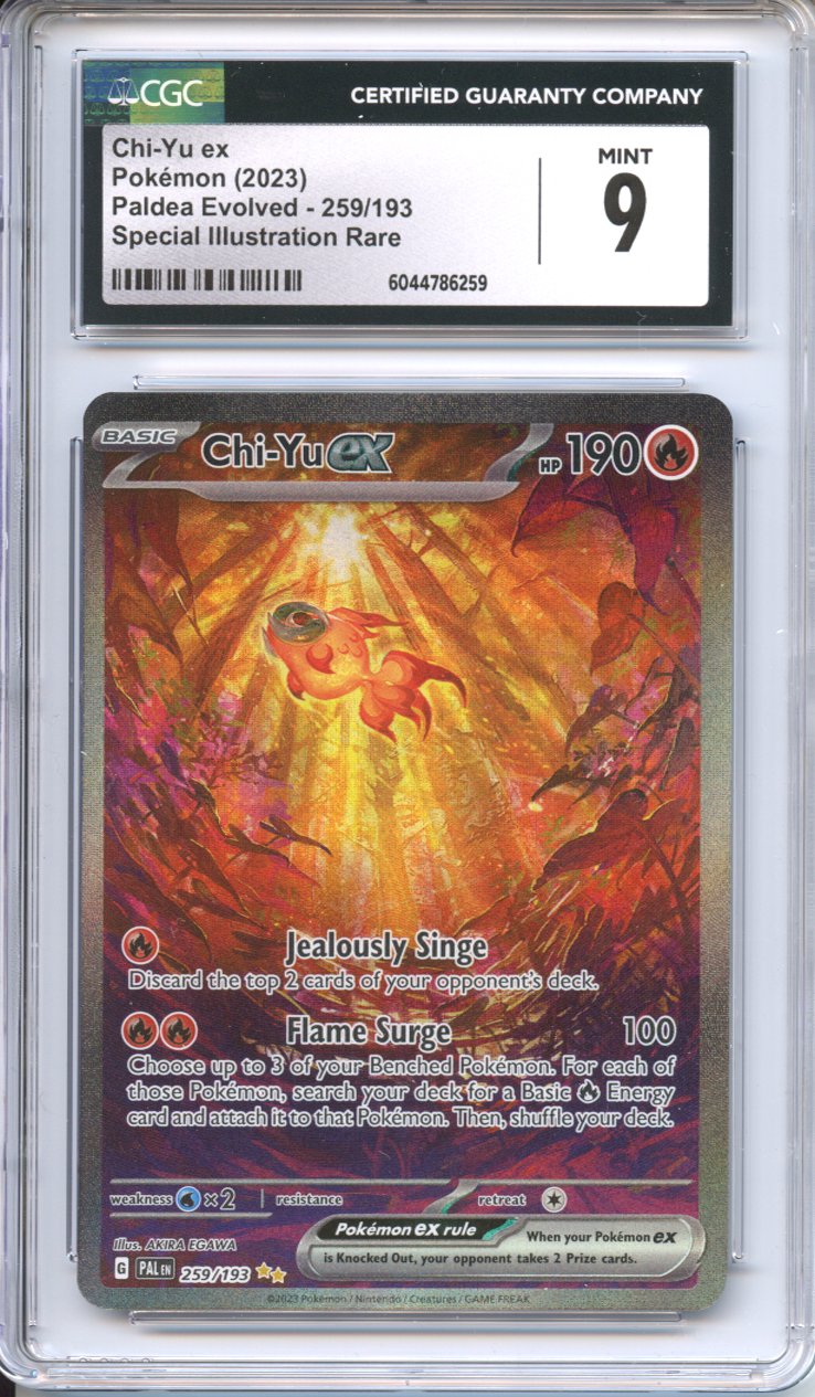 Pokemon Graded: Chi-Yu ex CGC 9