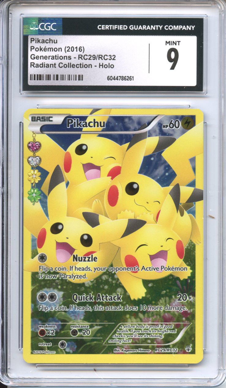 Pokemon Graded: RC Pikachu CGC 9