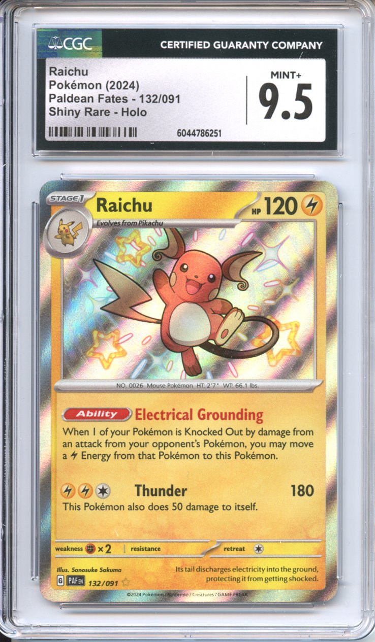 Pokemon Graded: Shiny Raichu CGC 9.5