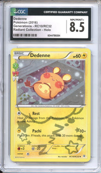 Pokemon Graded: RC Dedenne CGC 8.5