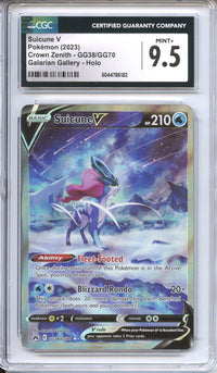 Pokemon Graded: Suicune V GG38 CGC 9.5