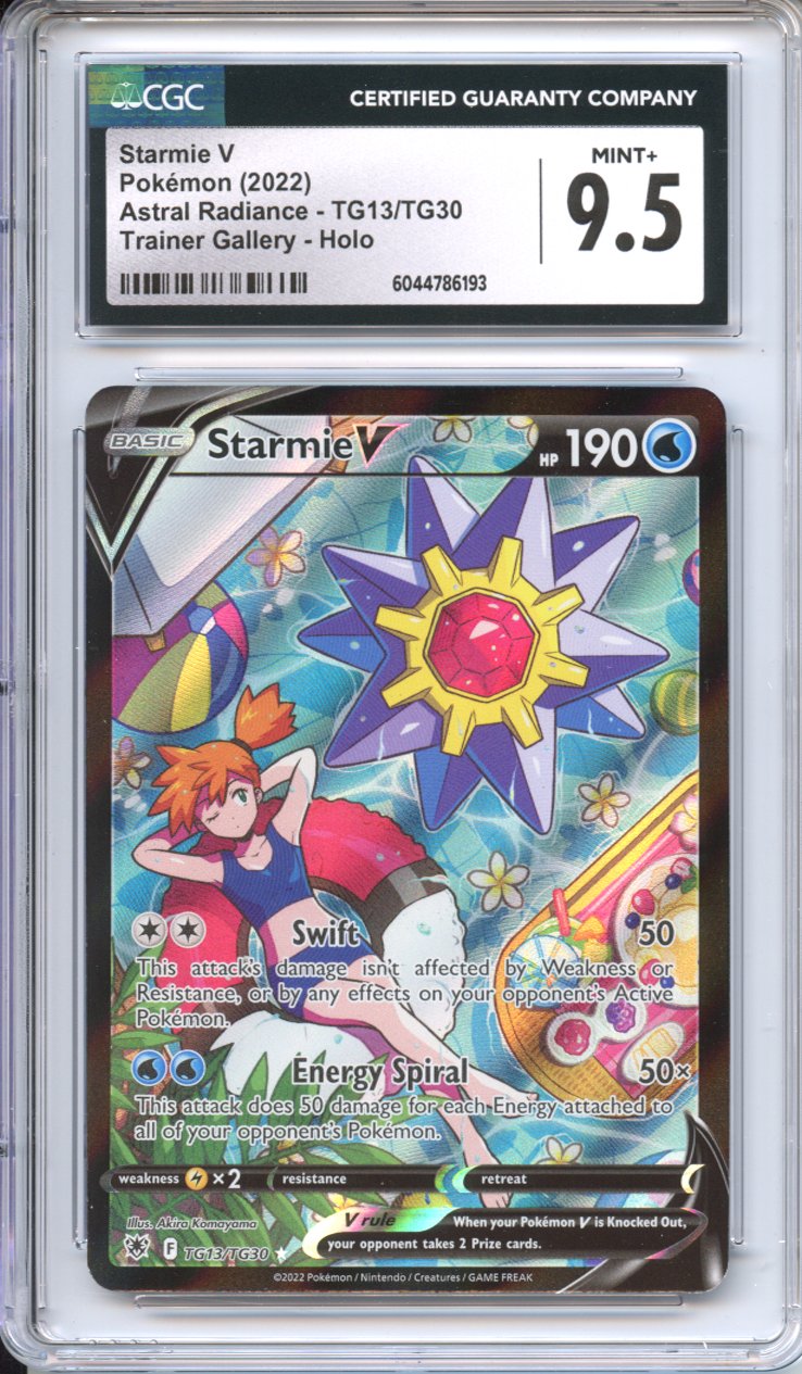 Pokemon Graded: Starmie V CGC 9.5