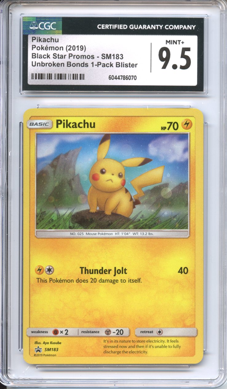 Pokemon Graded: Pikachu SM Promo CGC 9.5
