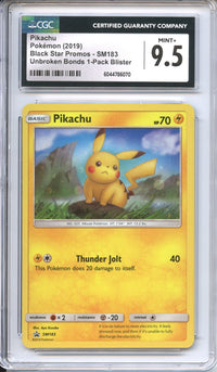 Pokemon Graded: Pikachu SM Promo CGC 9.5