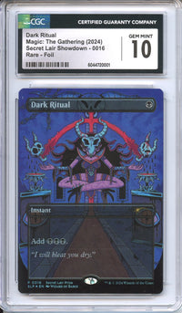 Magic Graded: Dark Ritual Secret Lair Showdown CGC 10