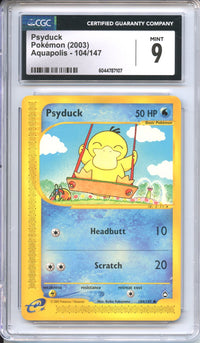 Pokemon Graded: Psyduck CGC 9