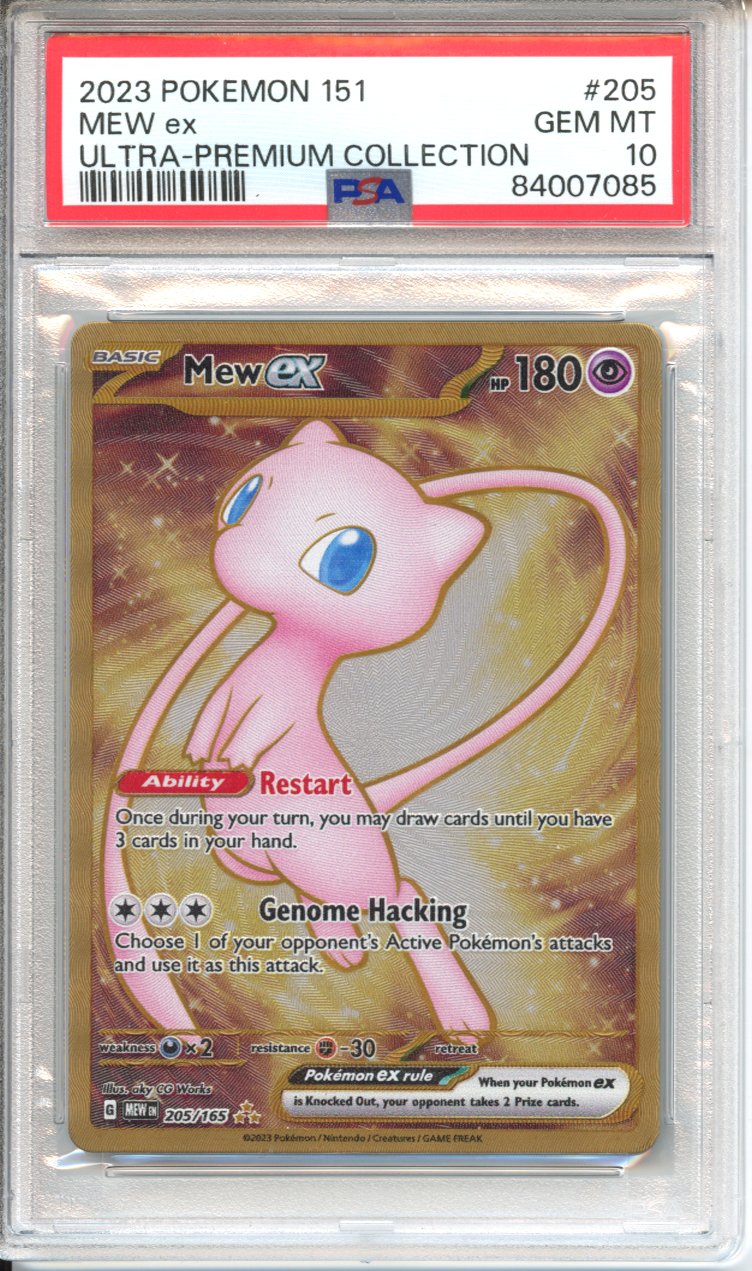 Pokeon Graded: (Metal) Mew ex PSA 10