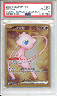 Pokeon Graded: (Metal) Mew ex PSA 10
