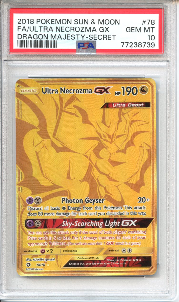 Pokemon Graded: Ultra Necrozma GX PSA 10