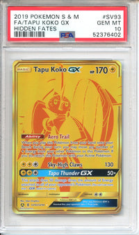 Pokemon Graded: Tapu Koko GX PSA 10
