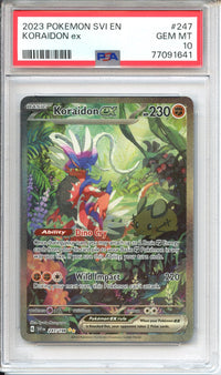 Pokemon Graded: Koraidon ex PSA 10