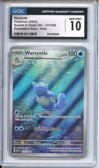 Pokemon Graded: Wartortle CGC 10