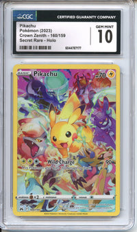 Pokemon Graded: Pikachu CGC 10