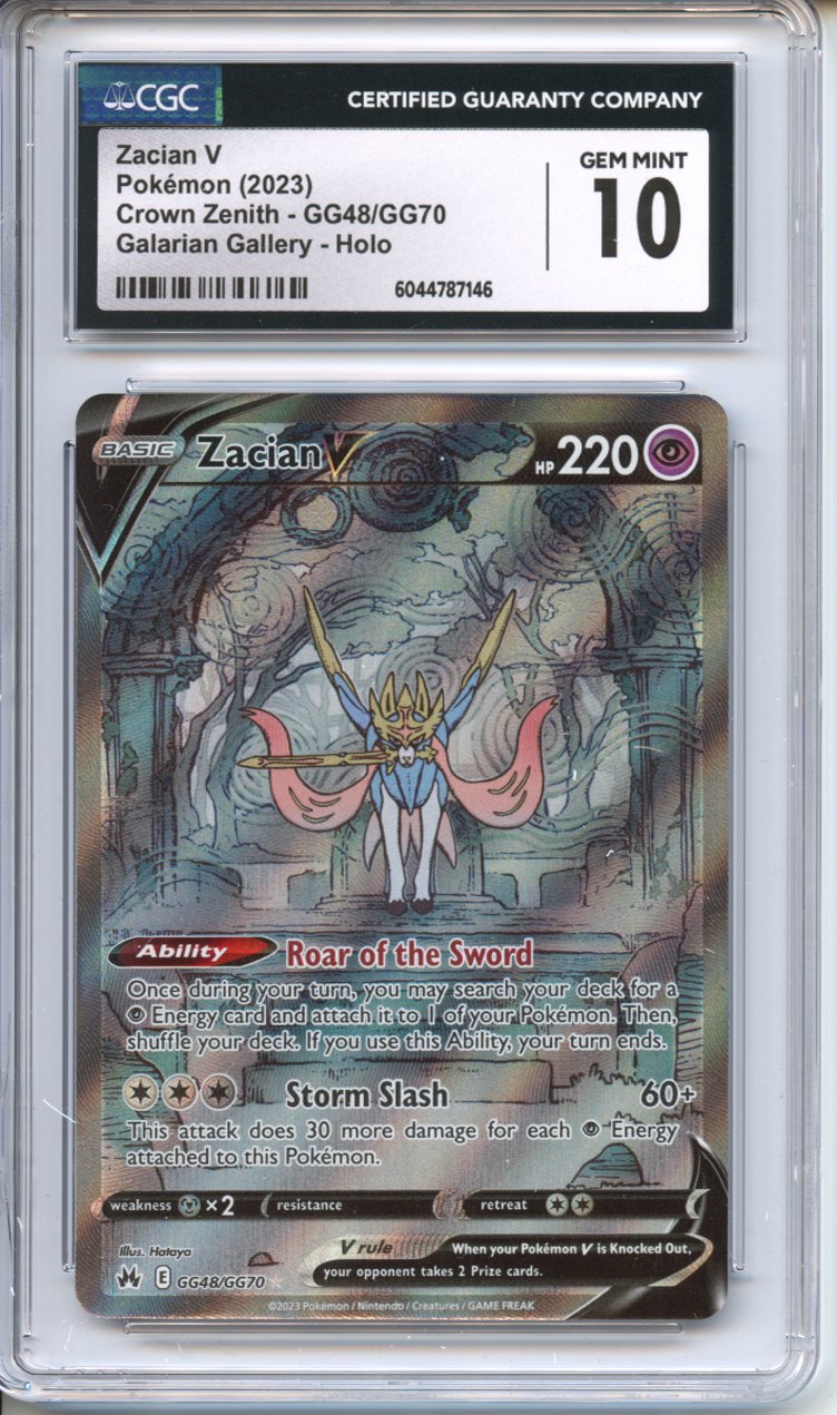 Pokemon Graded: Zacian V CGC 10