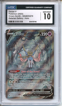 Pokemon Graded: Zacian V CGC 10