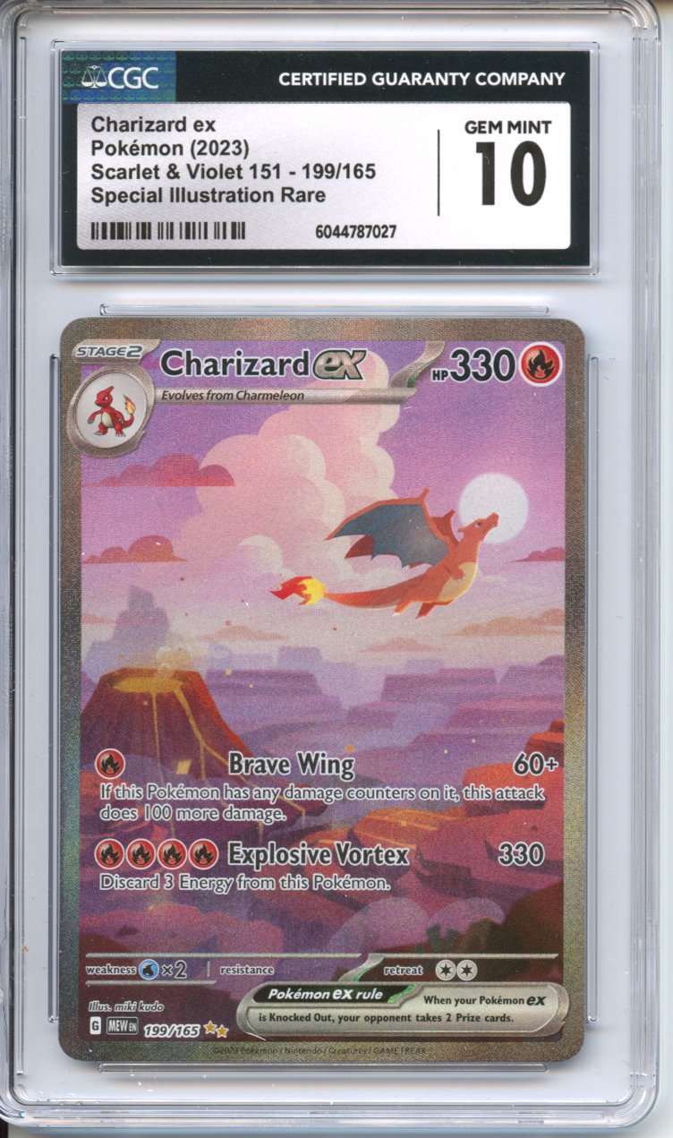 Pokemon Graded: Charizard ex CGC 10
