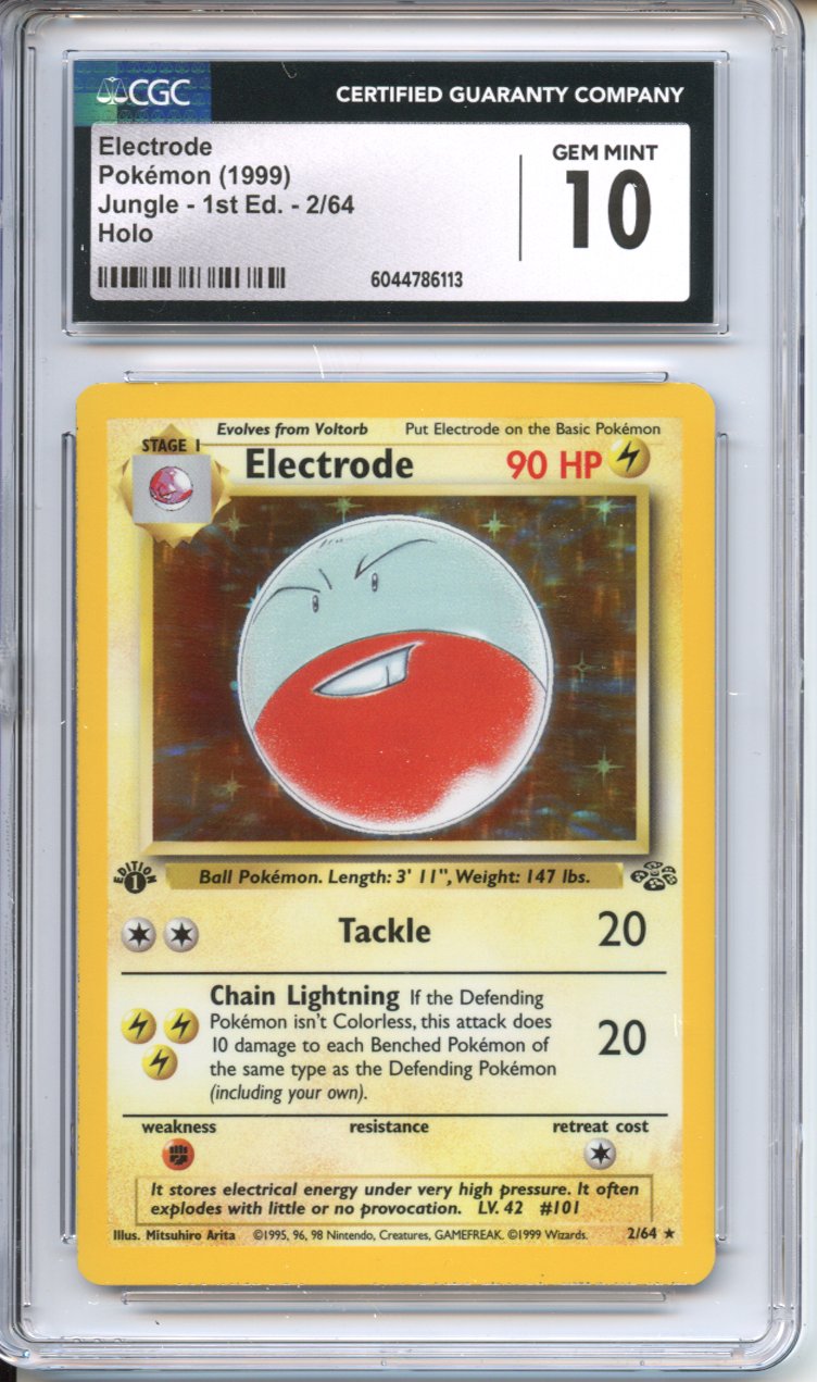 Pokemon Graded: 1st Edition Electrode CGC 10