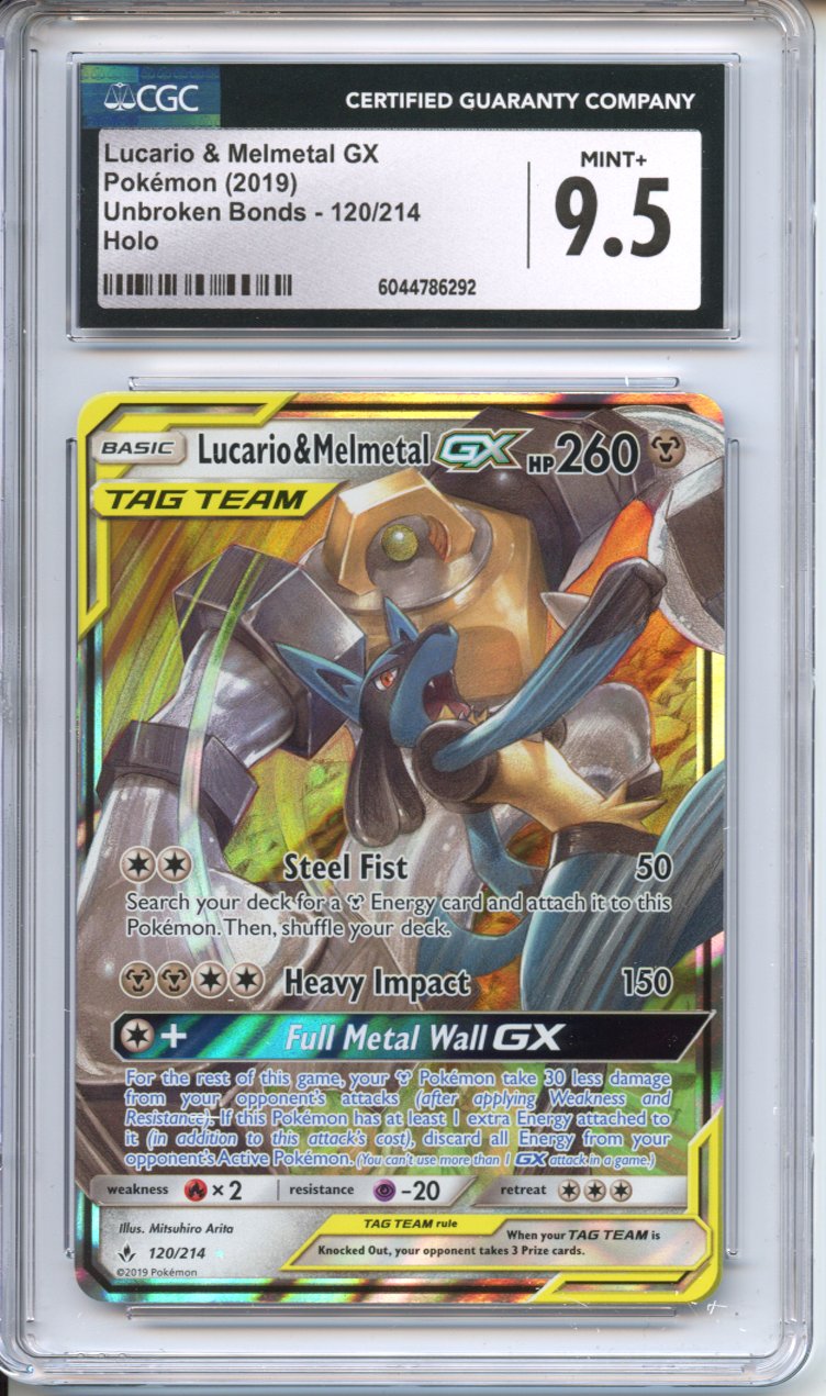 Pokemon Graded: Lucario & Memetal CGC 9.5