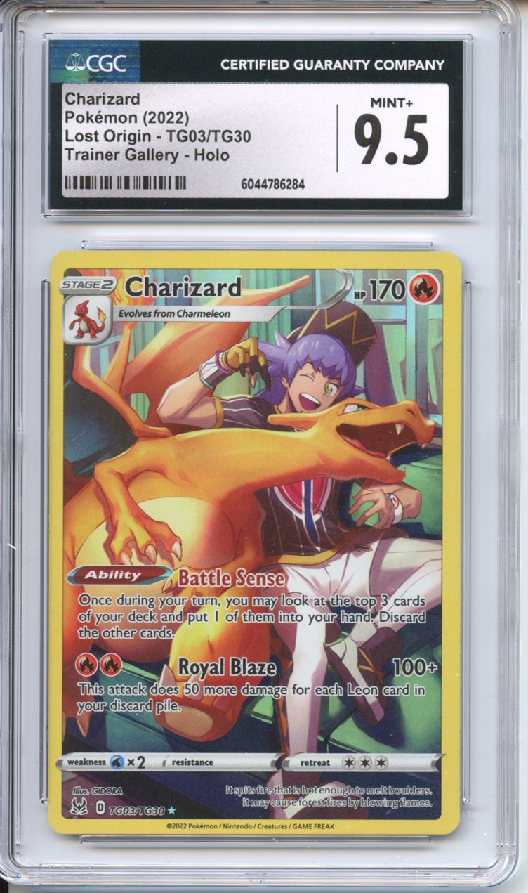 Pokemon Graded: Charizard (TG03) CGC 9.5