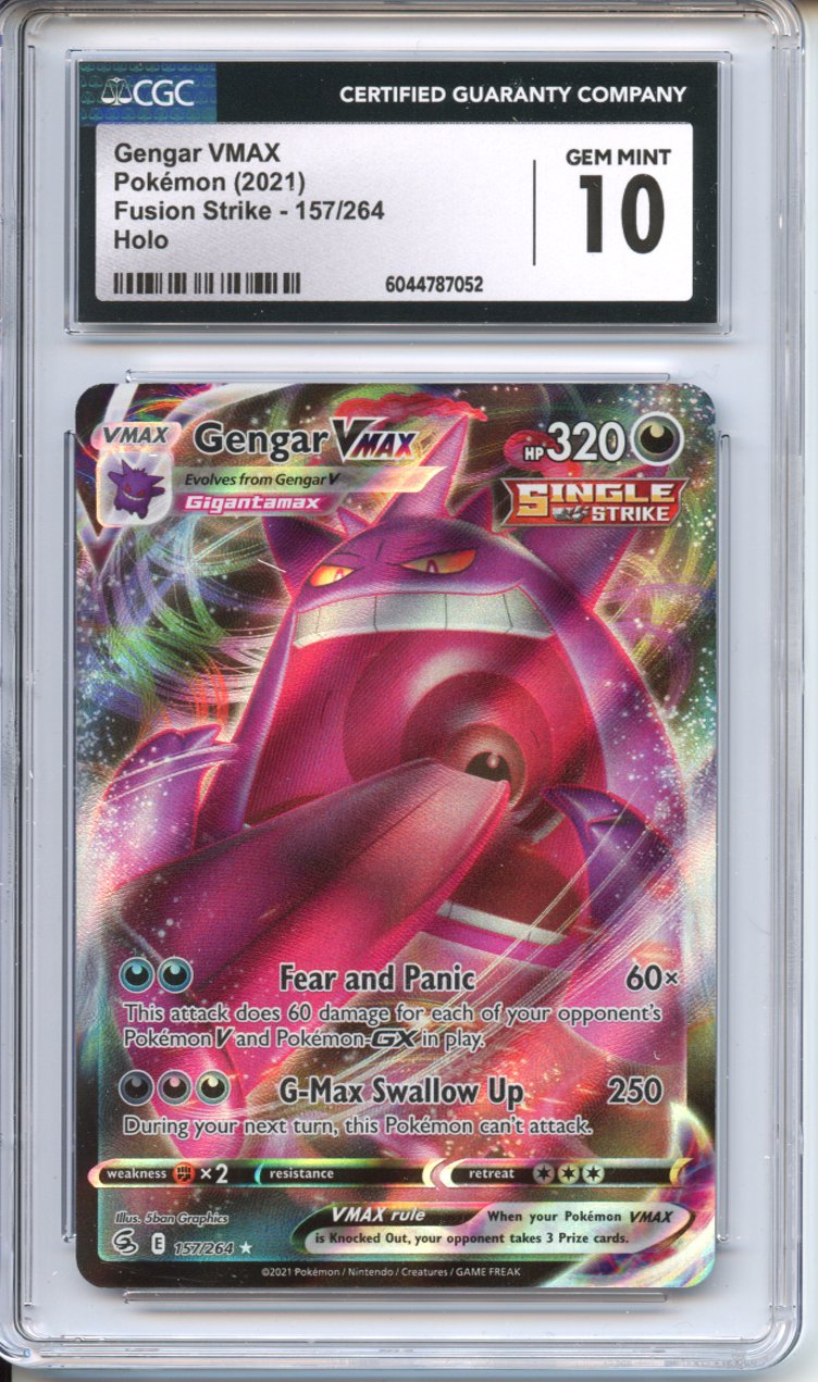 Pokemon Graded: Gengar Vmax CGC 10