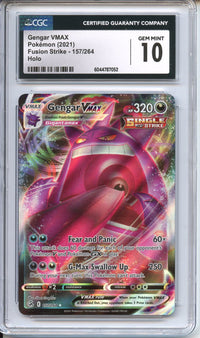 Pokemon Graded: Gengar Vmax CGC 10