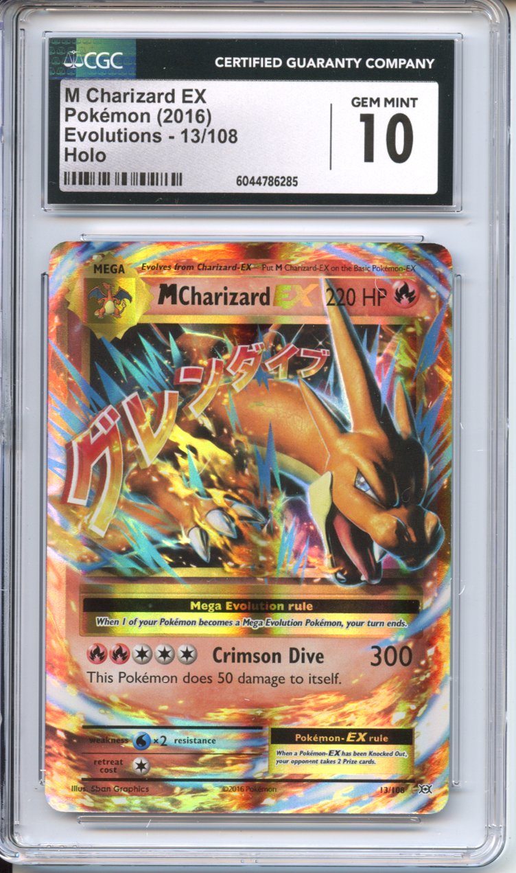 Pokemon Graded: M Charizard EX CGC 10