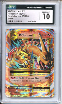 Pokemon Graded: M Charizard EX CGC 10