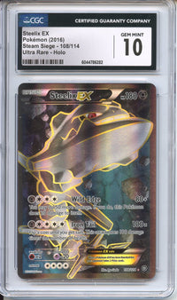 Pokemon Graded: Steelix EX CGC 10
