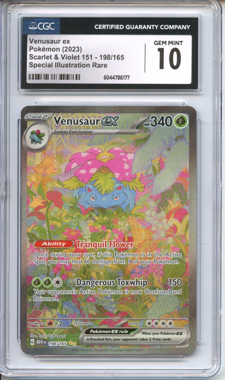 Pokemon Graded: Venusaur ex CGC 10