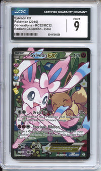 Pokemon Graded: Sylveon EX CGC 9
