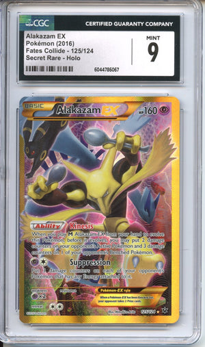 Pokemon Graded: Alakazam EX CGC 9 Double Infinity Gaming Pokemon Graded: Alakazam EX CGC 9 Double Infinity Gaming