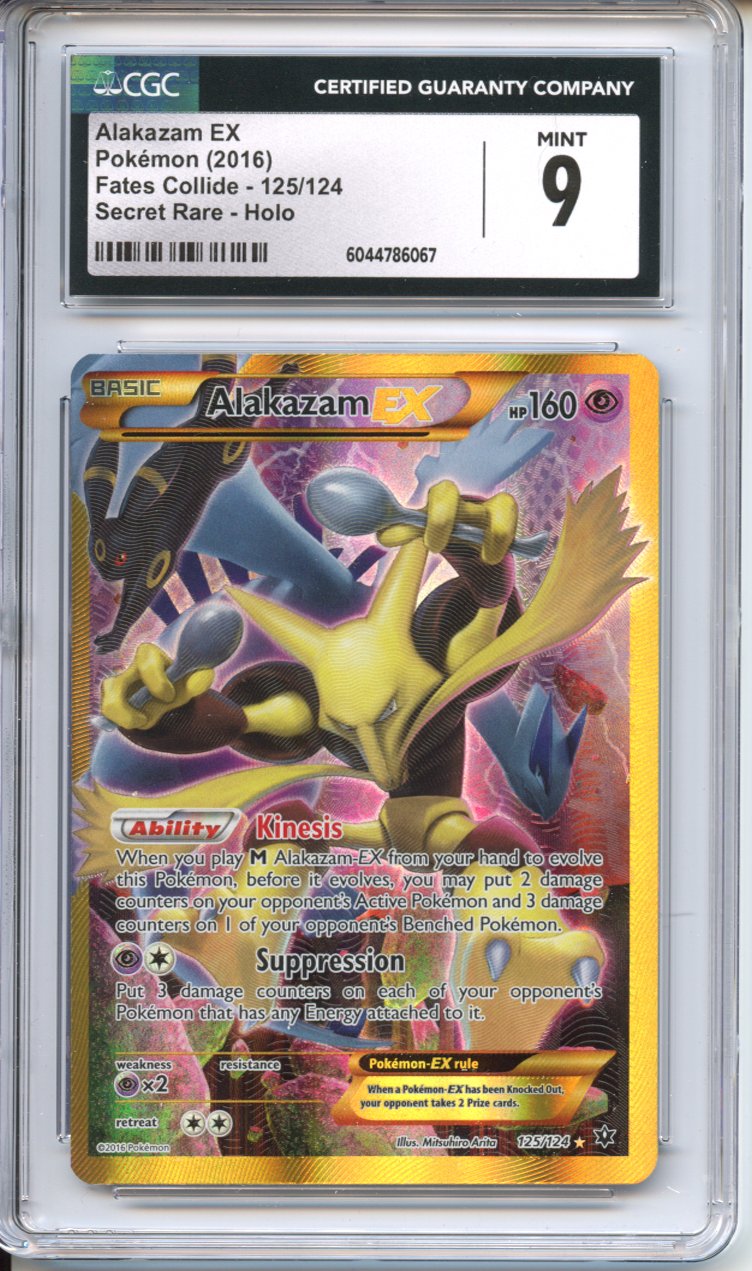 Pokemon Graded: Alakazam EX CGC 9